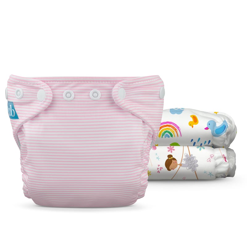3 Pack - Reusable Cloth Diapers Newborn
