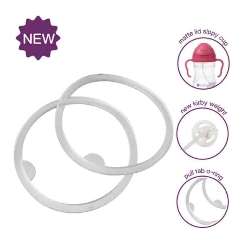B.Box Sippy Cup Replacement O-Rings (Matte Lids)