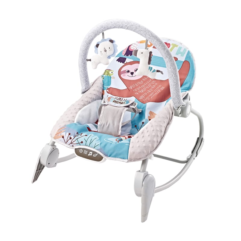 Lucky Baby 511213 Infant to Toddler Rocker (Vibration/Music) – Tropical Blue