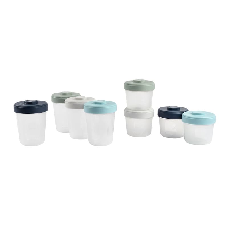 Beaba Clip Portions Food Storage Toddler Set - Storm