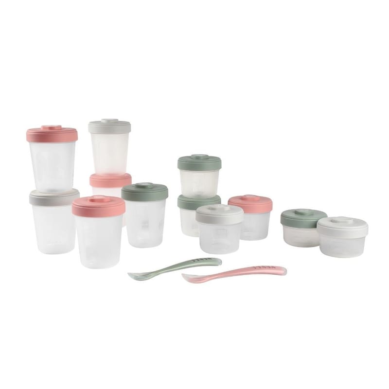 Beaba Clip Portions Meal & Food Storage Expert Pack - Eucalyptus