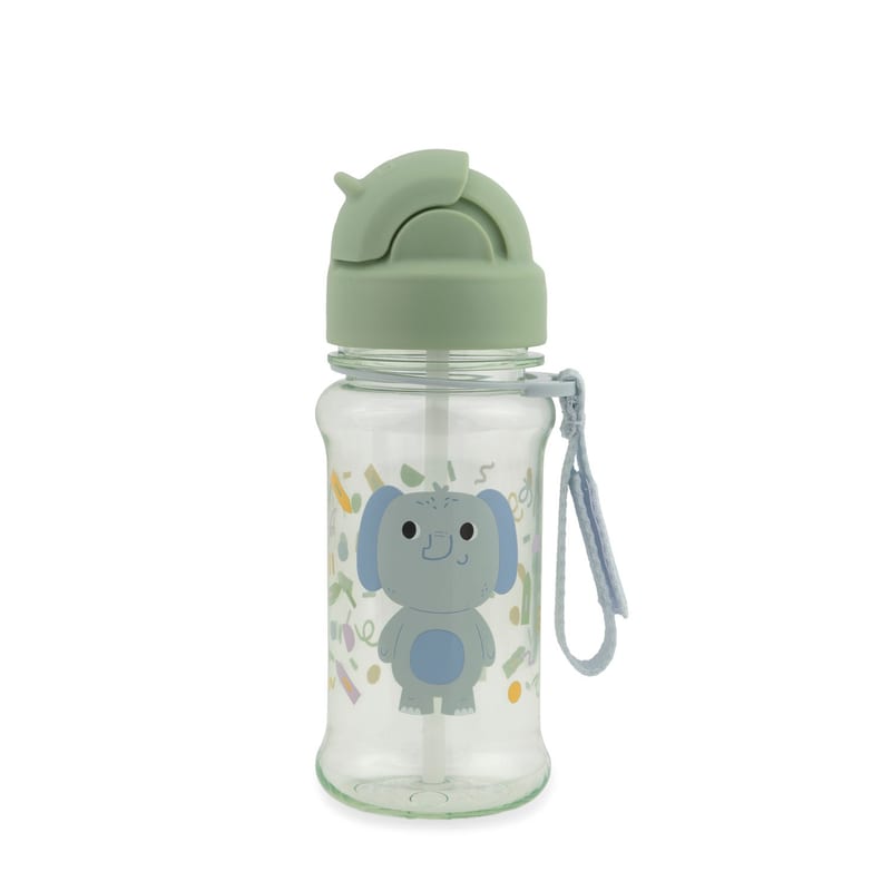 Skip Hop Besties Squad Tritan Renew Straw Bottle - Elephant