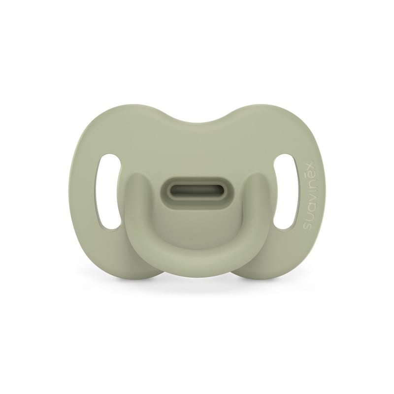 Suavinex Colour Essence All Silicone Soother with SX Pro Physiological Teat 0-6M - Green