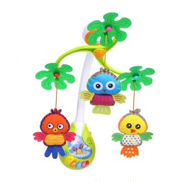 Lucky Baby Biba Toys BB6005 Vogel Jungle Musical Mobile