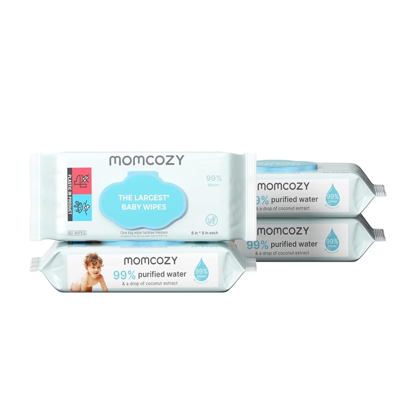 MOMCOZY 99% Water Baby Wipes