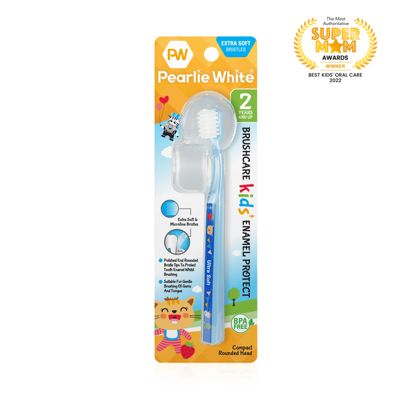 Pearlie White BrushCare Enamel Protect Kids Extra Soft Toothbrush