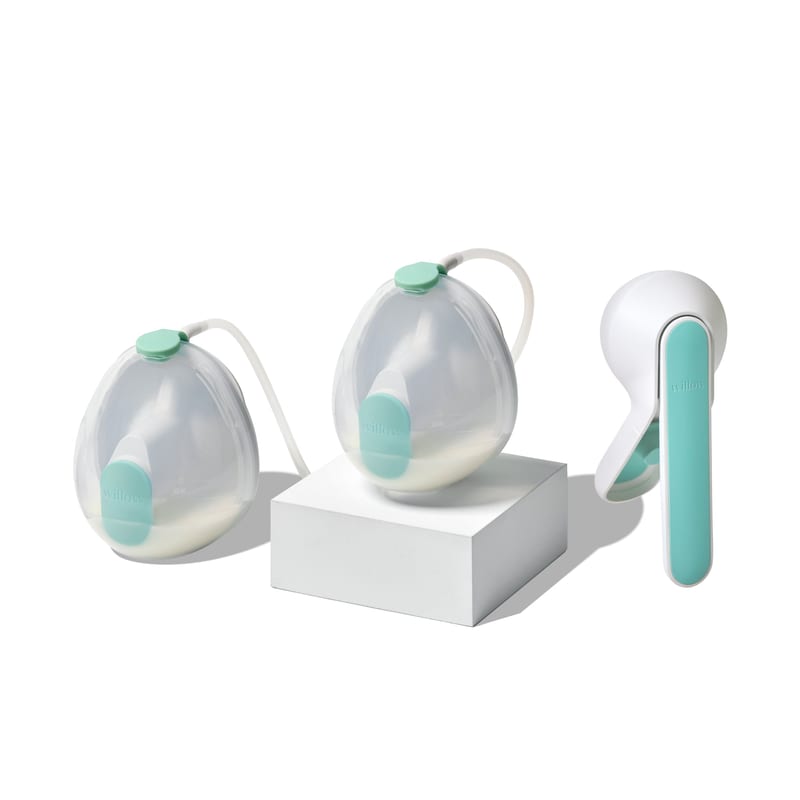 Elvie Wave 2-in-1 Double Manual Wearable Pump + Collection Cups