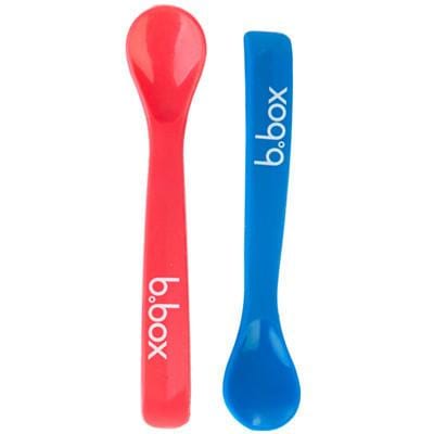 B.Box Baby Spoon (Red/Blue Pack)