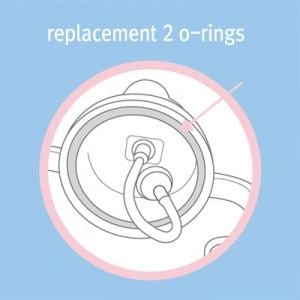 B.Box Sippy Cup Replacement O-Rings (Gloss Lids)