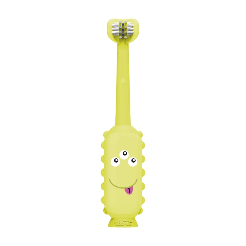 Dr. Brown's Toothscrubber Toddler Toothbrush 3-Sided Cleaning