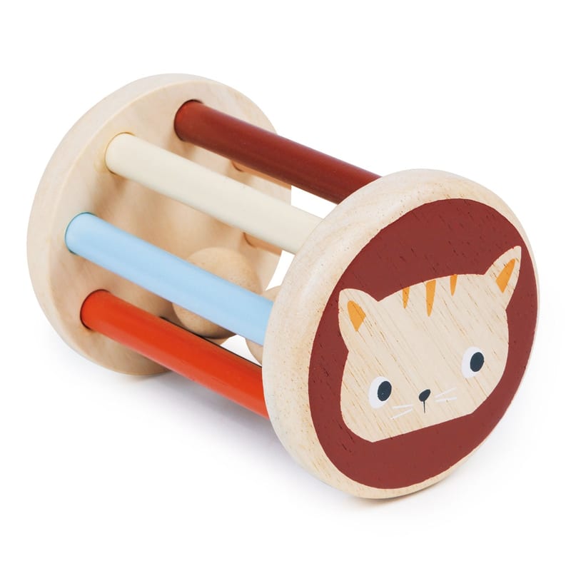 Mentari Toys Rolling Kitten Rattle | 0 months+