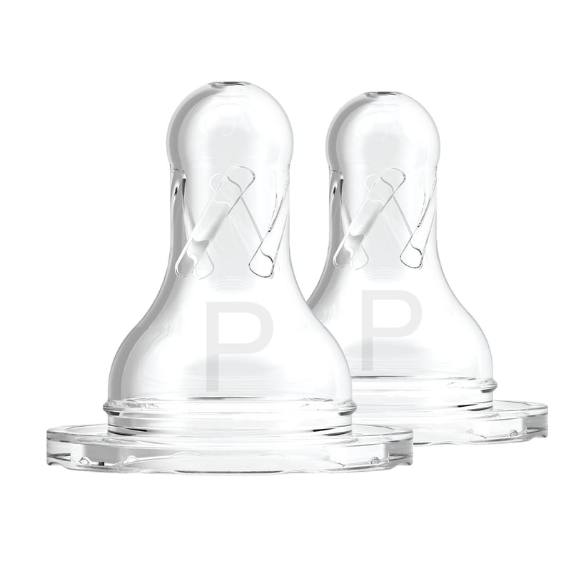 DR. BROWN'S Natural Flow Options+ Narrow Neck Baby Bottle Nipples, Assorted Levels