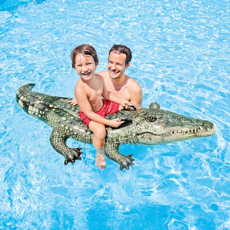 INTEX Realistic Gator Ride-On (Ages 3+)