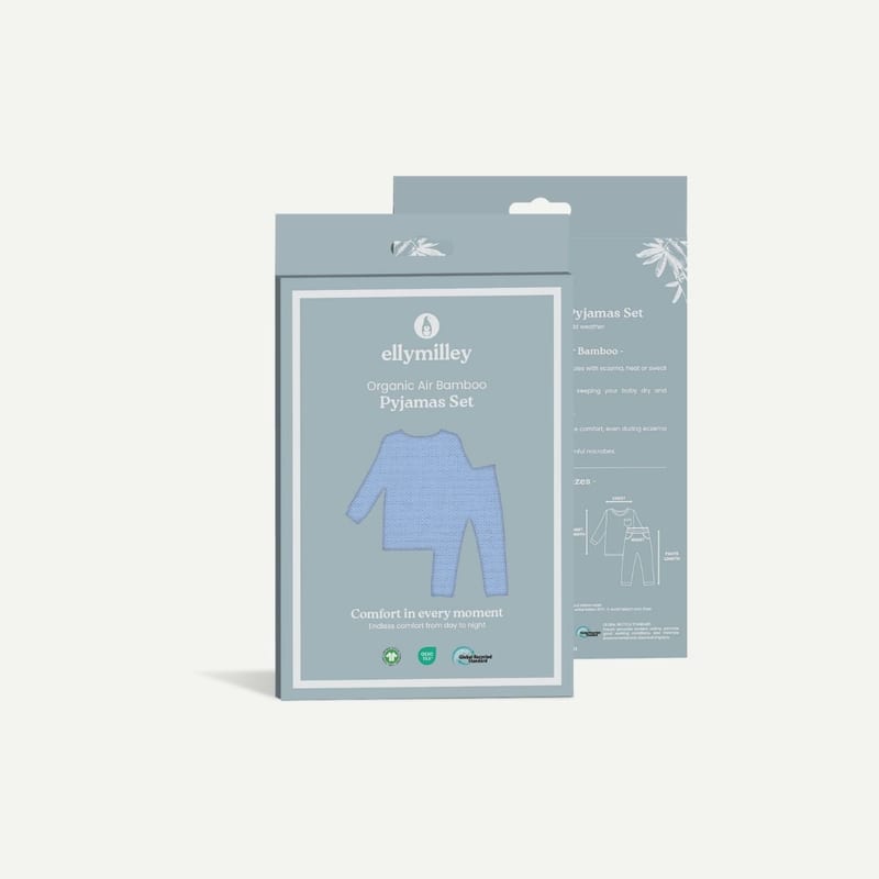 Elly Milley Signature Air Bamboo™ DreamKidz Reve Pajama - Powder Blue