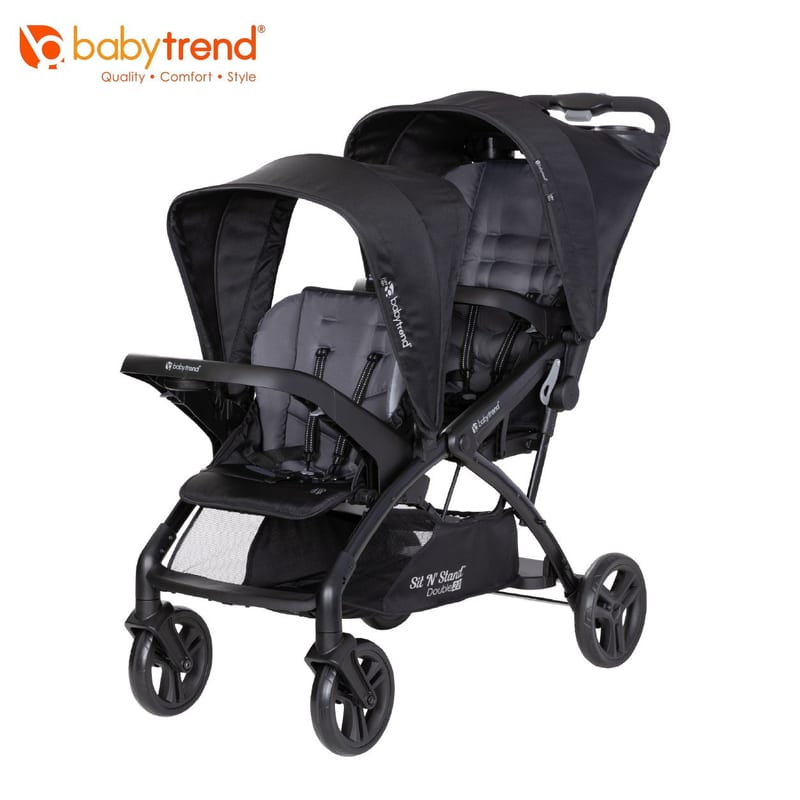 Baby Trend Sit N' Stand Double 2.0 Stroller – Dash Black