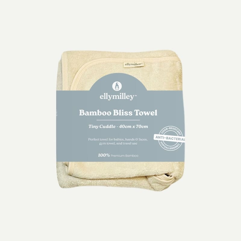 Elly Milley Bamboo Bliss Towel Tiny Cuddle - Oat