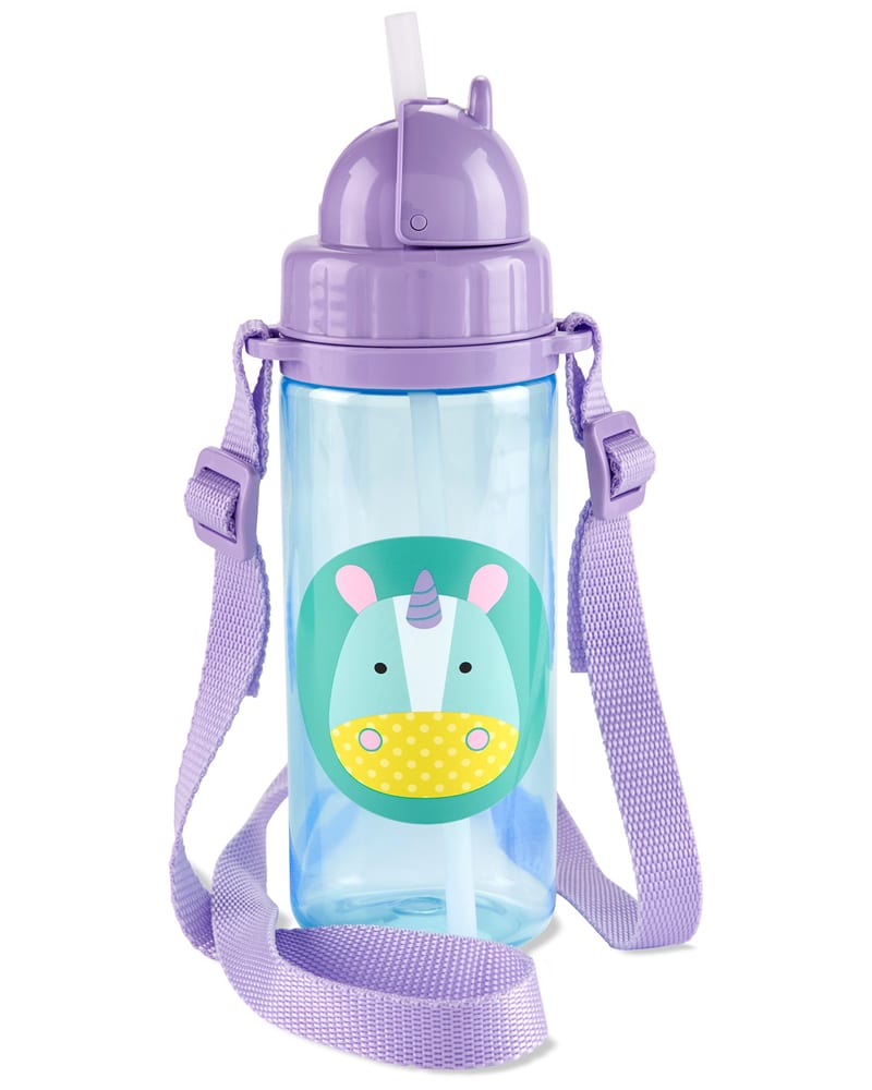 Skip Hop Zoo PP Straw Bottle (Long Strap) - Unicorn
