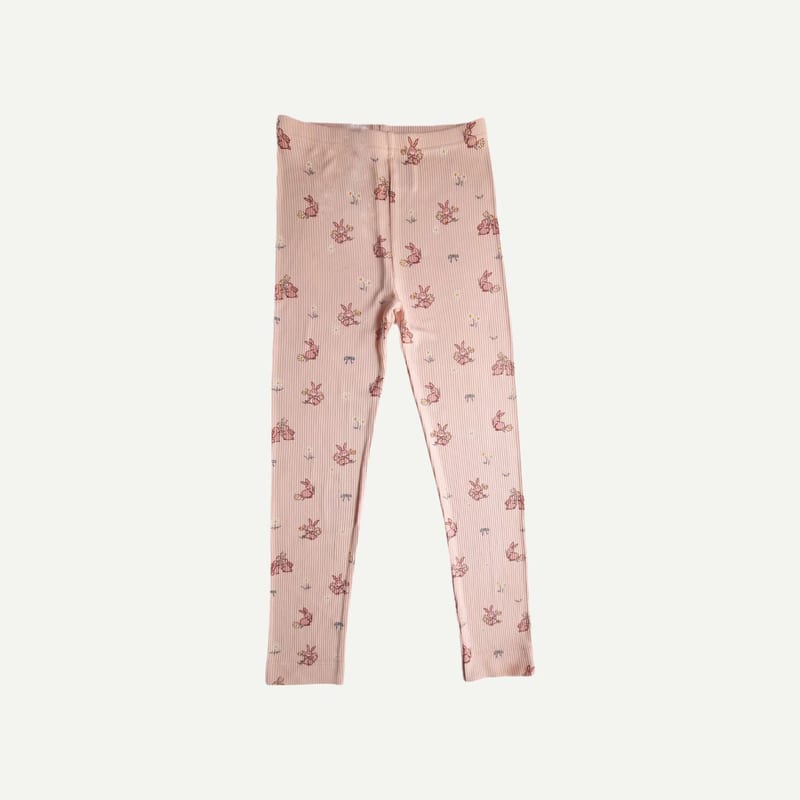 Elly Milley TENCEL™ Organic Cotton / Terre Legging - Spring Bunny