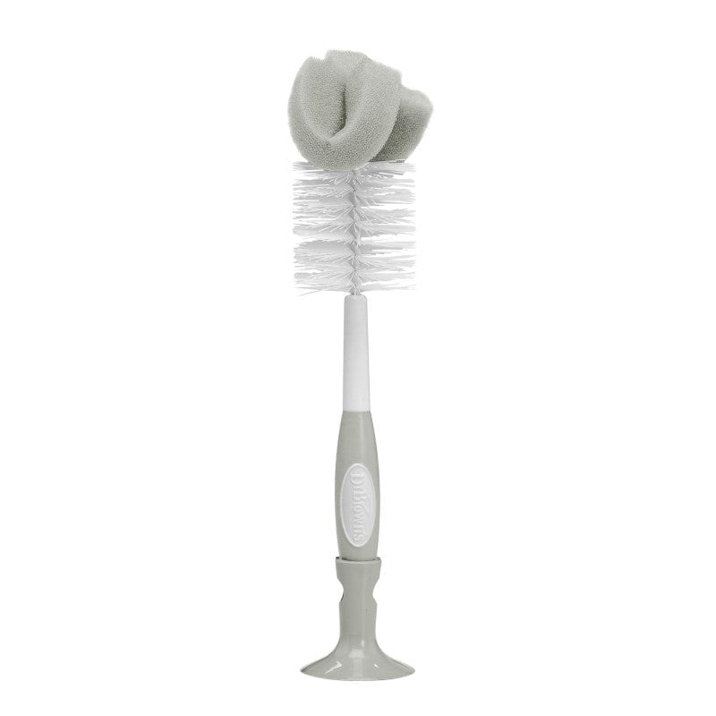 Dr. Brown's Baby Bottle Brush Gray Combination Bristle Sponge