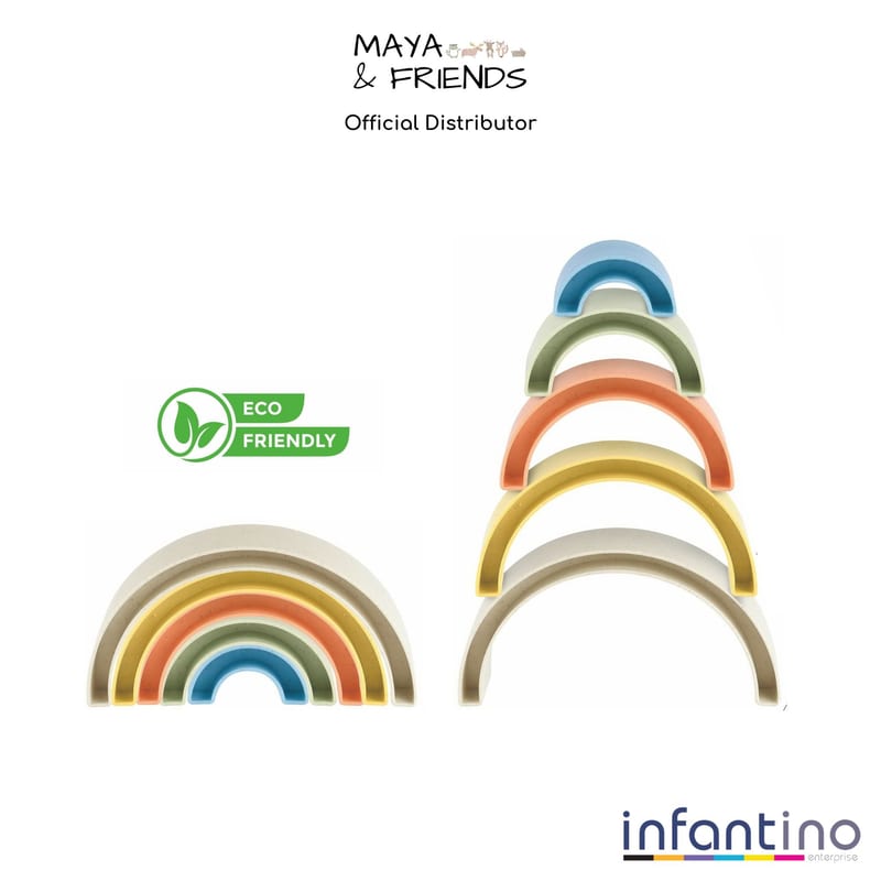 Maya & Friends Bio Rainbow Stacker