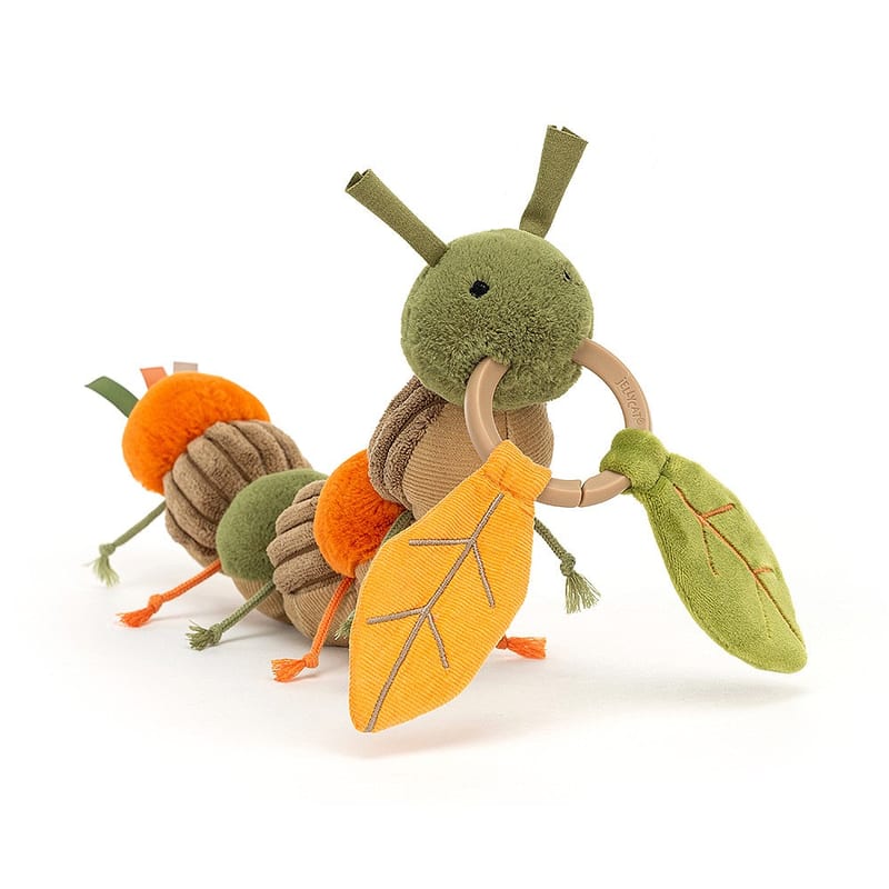 JellyCat Christopher Caterpillar Activity Toy - H12cm