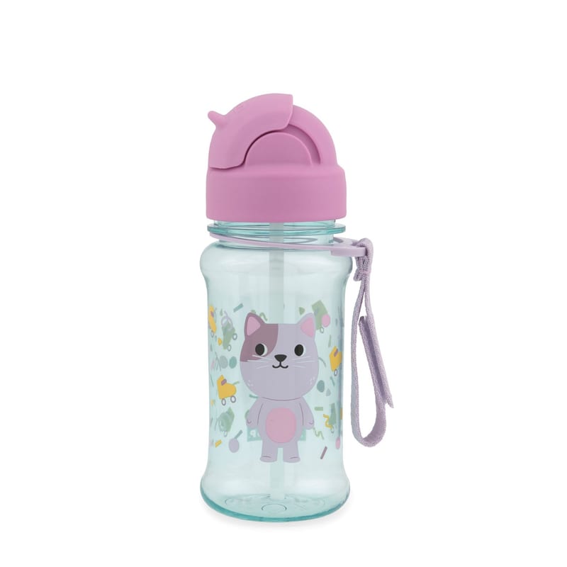 Skip Hop Besties Squad Tritan Renew Straw Bottle - Cat