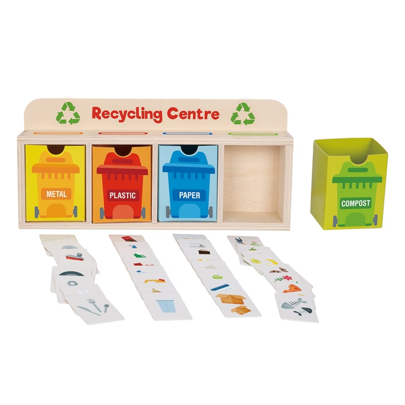 Lucky Baby Hi Pando HP054 Montessori Educative Learning Wooden Recycling Centre