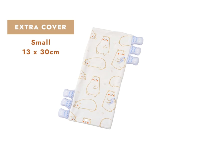 [EXTRA COVER] Cho Snuggy Buddy Pillow (Maru Bear: Small 13 x 30cm)