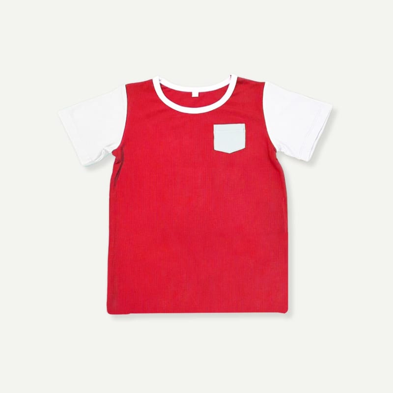 Signature Air Bamboo™ ActiveKidz Brise / Colour Block / Majulah Red Top