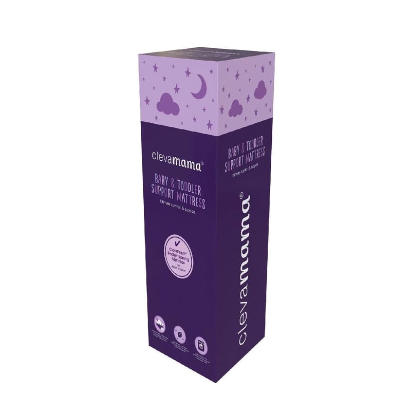 Clevamama Clevafoam Pocket Sprung Cot Mattress - 60x120x11cm