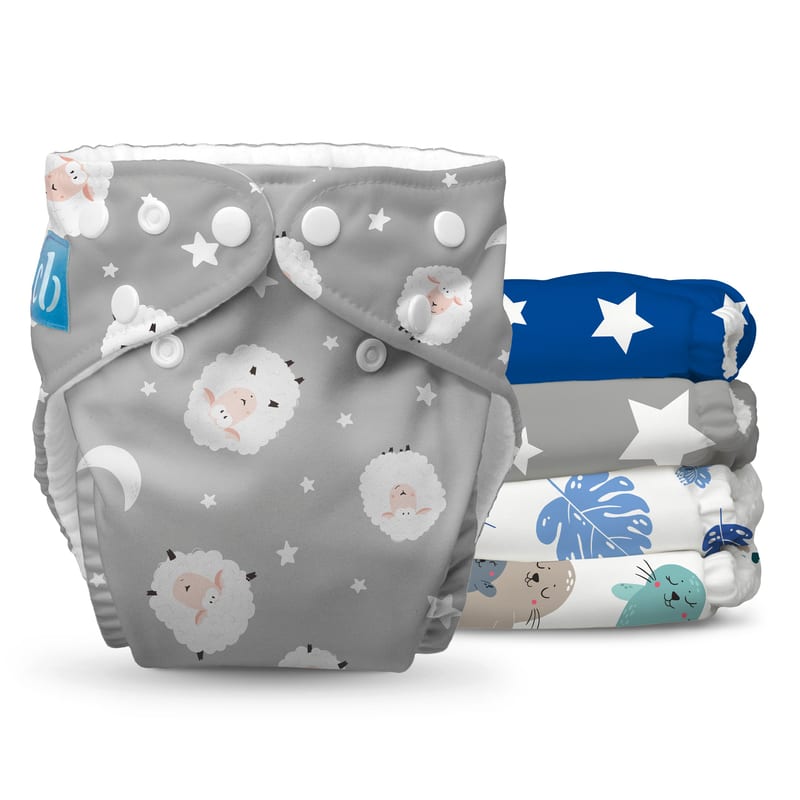 5 Pack - Reusable Cloth Diapers One Size
