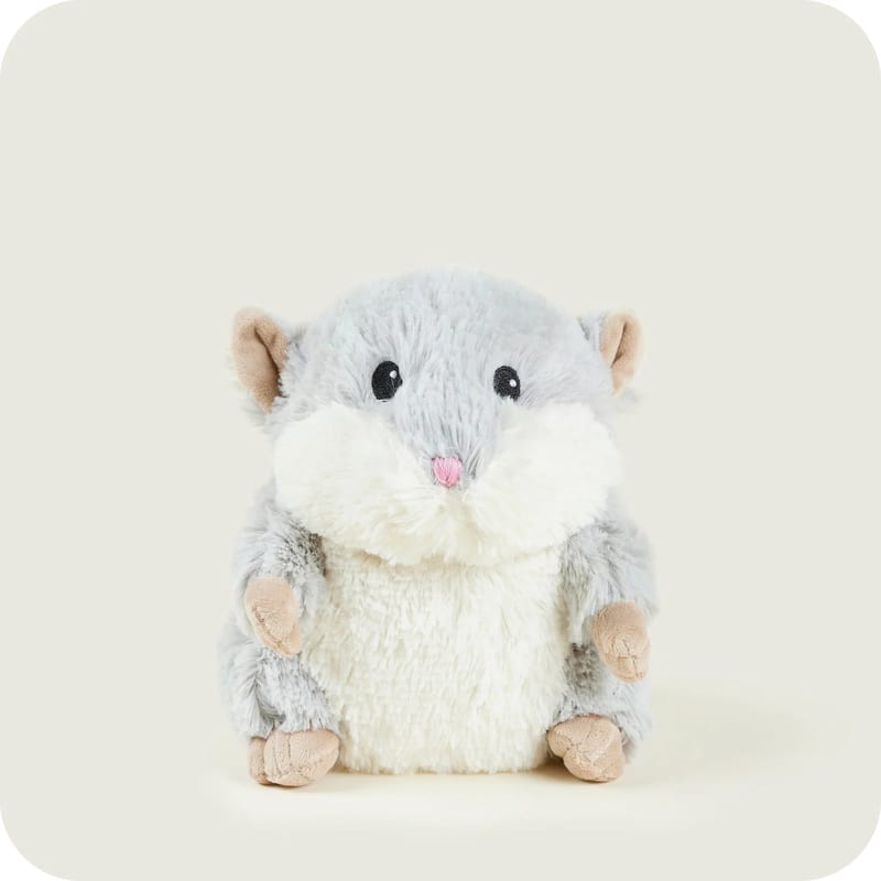 Warmies Soft Toy Grey Hamster