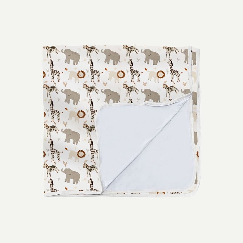 Elly Milley Signature Air Bamboo™ Baby Blanket - Safari