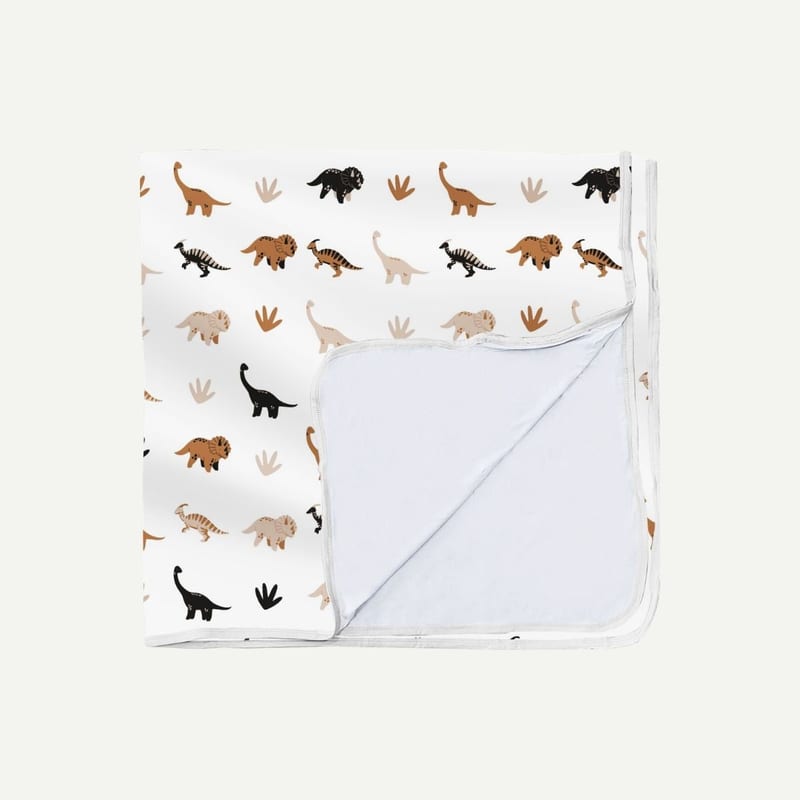Elly Milley Signature Air Bamboo™ Baby Blanket - Dinosaur
