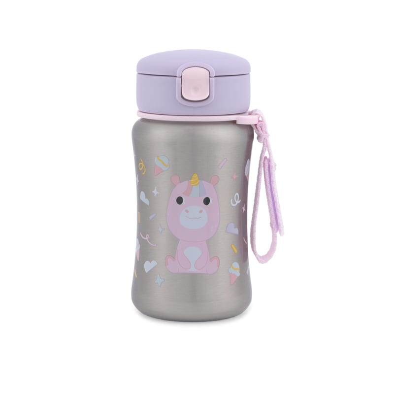 Skip Hop Besties Squad Stainless Steel Straw Bottle - Unicorn