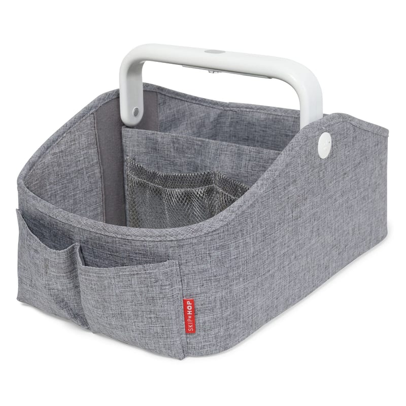Skip Hop Nursery Style Light Up Diaper Caddy - Heather Grey