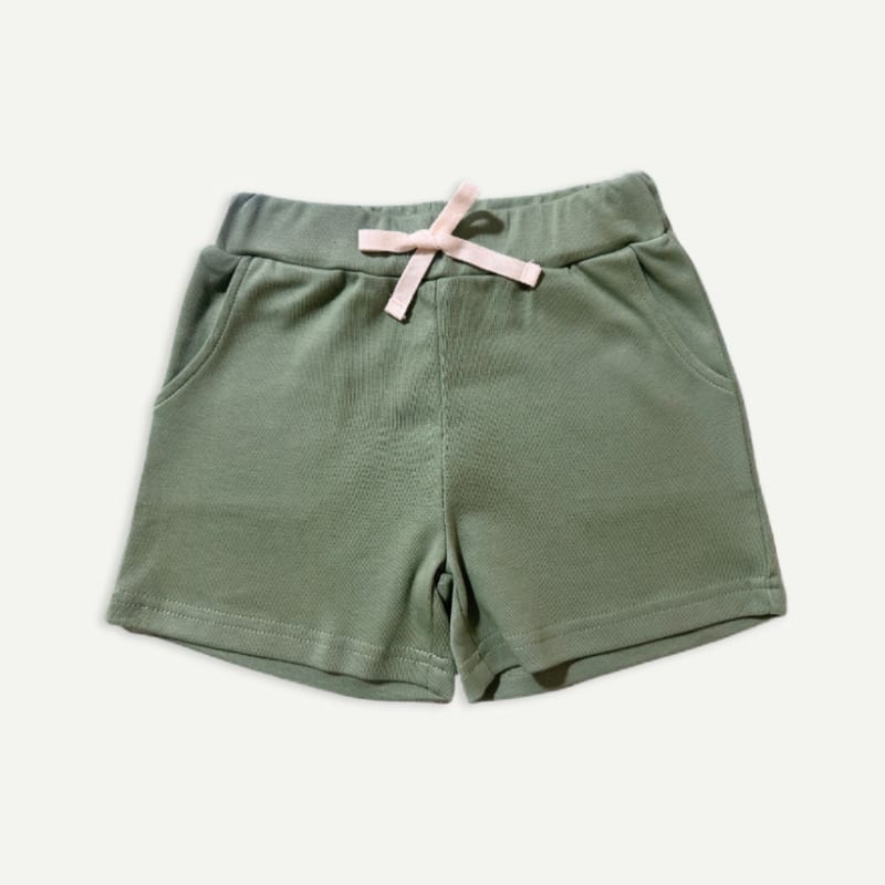 Elly Milley Supima® Cotton / Soleil Shorts - Fern Meadow