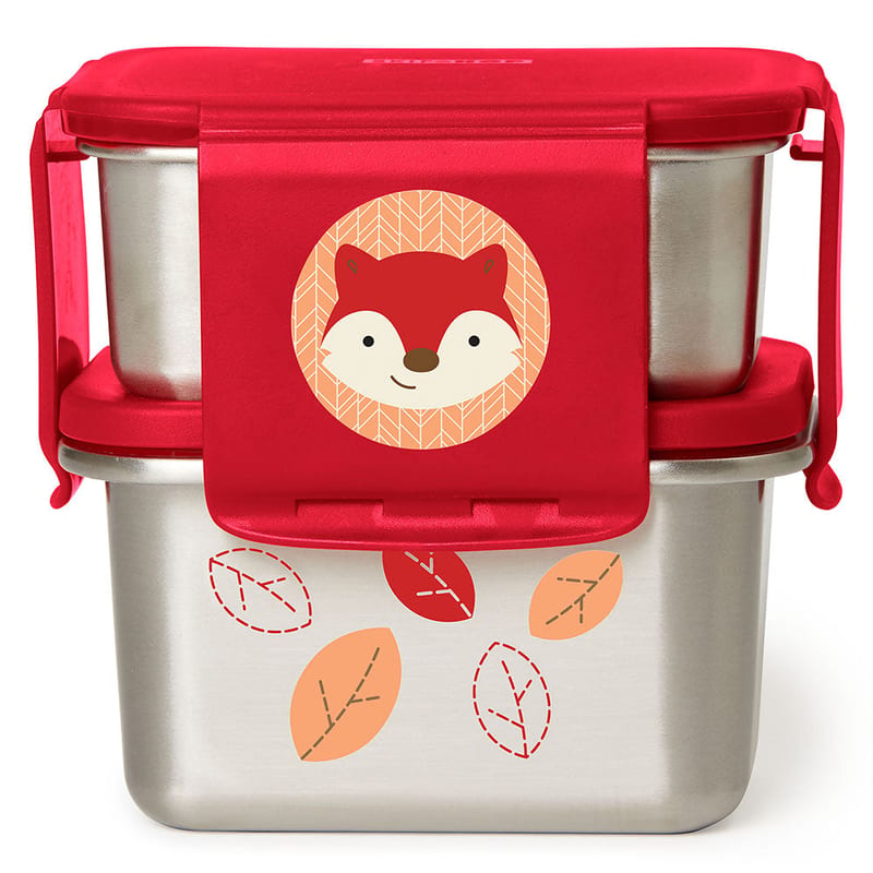 Skip Hop Stainless Steel Lunch Kit - Fox