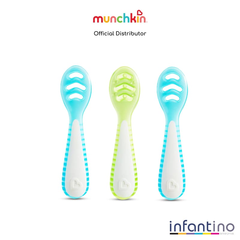 Munchkin Gentle Dip ™ Multistage First Spoons - 3pk