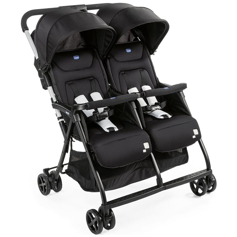 Chicco OHlalà Twin Double Stroller Black Night