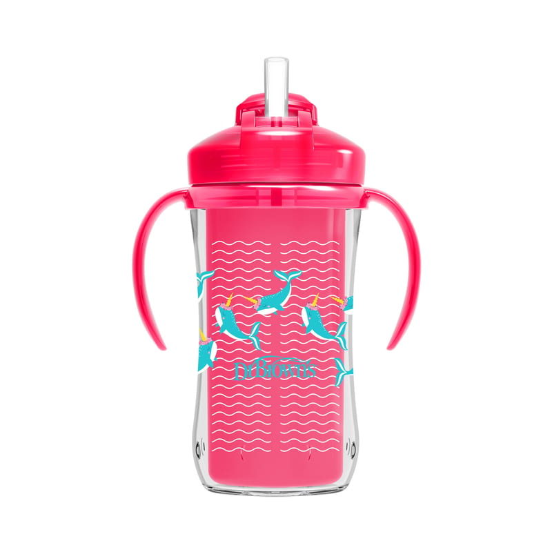 Dr. Brown's Milestones Insulated Straw Cup 300ml Spill-Proof