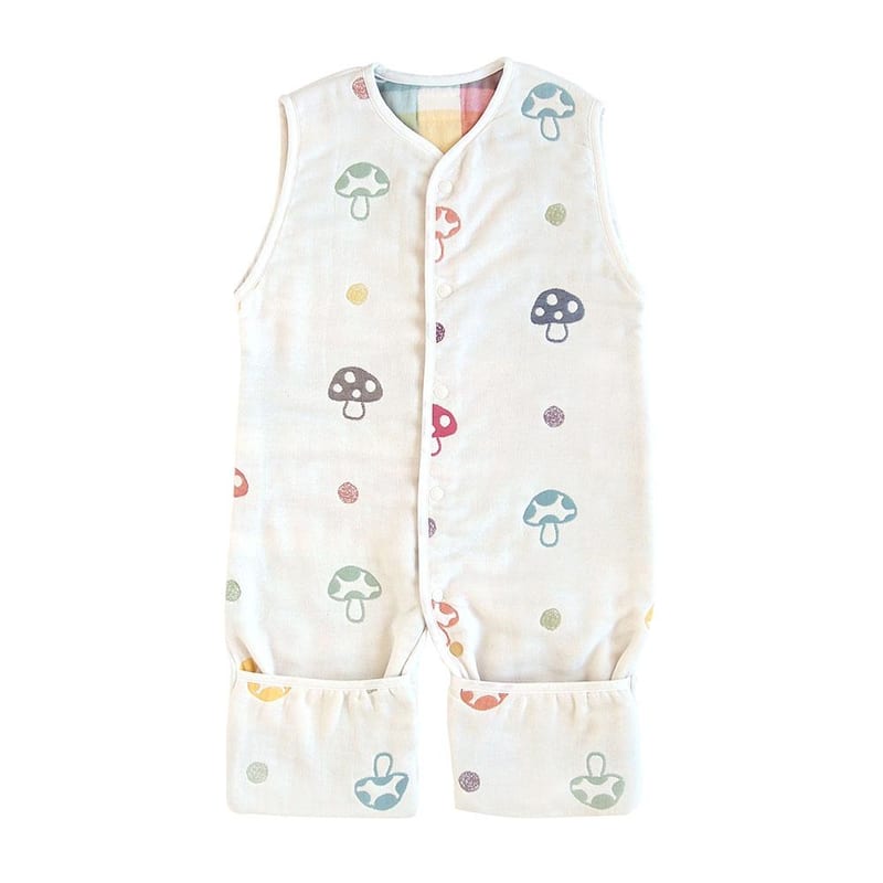 Hoppetta Champignon 6 Layer Gauze 3 way Sleeping Vest