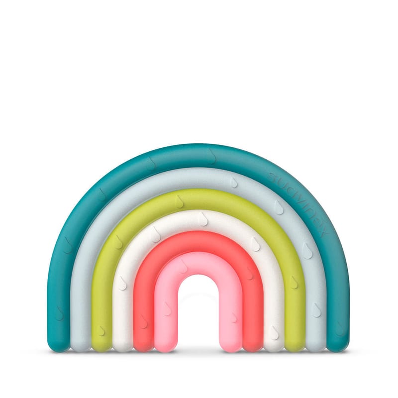 Suavinex Rainbow Silicone Teether Stage 1 - Multicolour