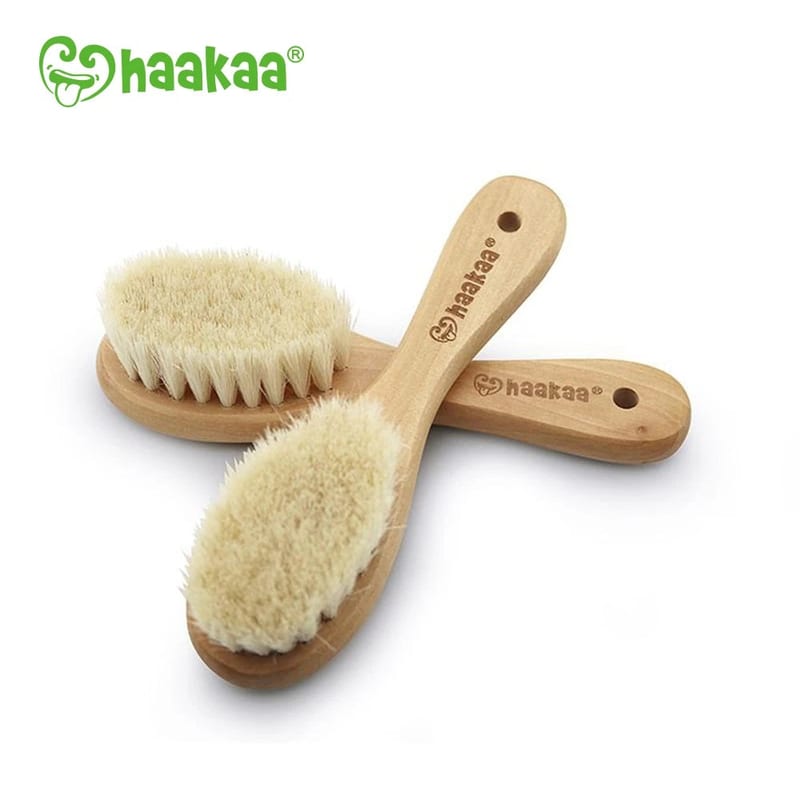 Haakaa Goat Wool Baby Hair Brush