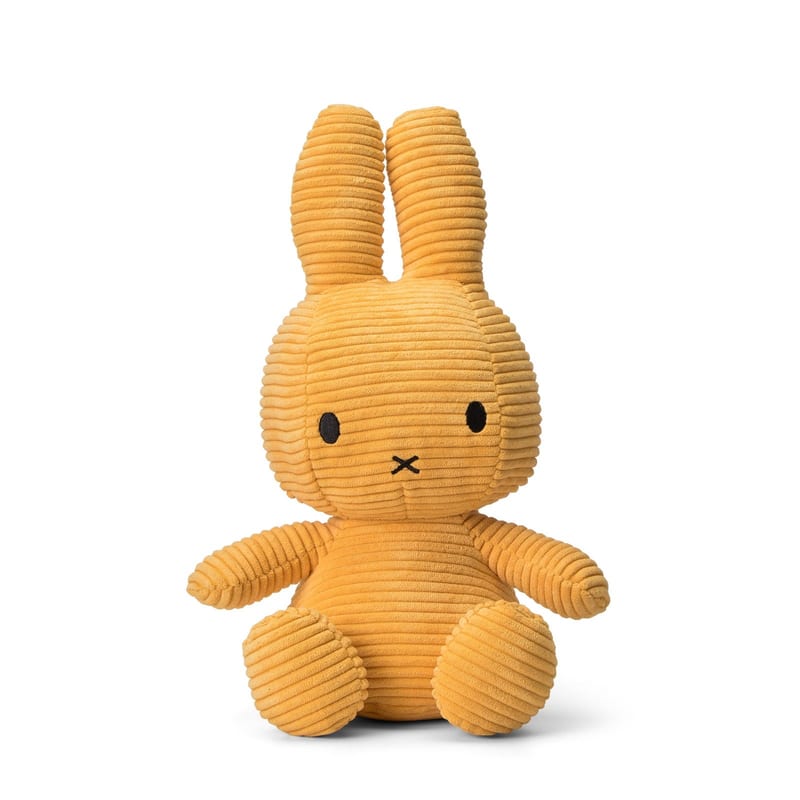 Miffy Sitting Corduroy Yellow 33cm
