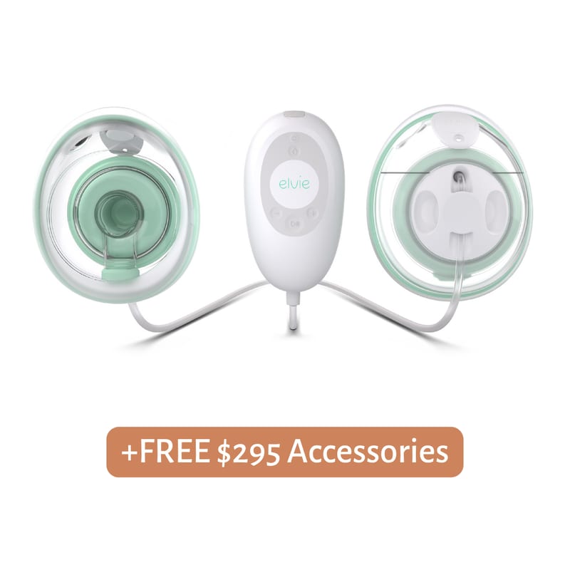 [8 Sets Remaining] Elvie Stride Double - Breast Pump + Double Accessory Pack Bundle (Free $295 Accessories)