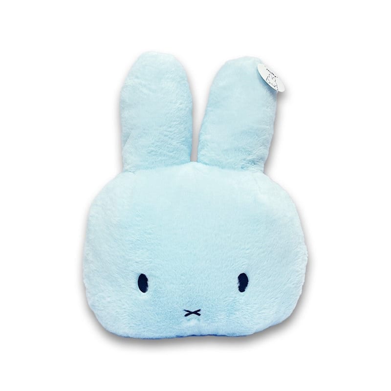 Miffy Cushion Head Fluffy Pastel Blue 50x40x15cm
