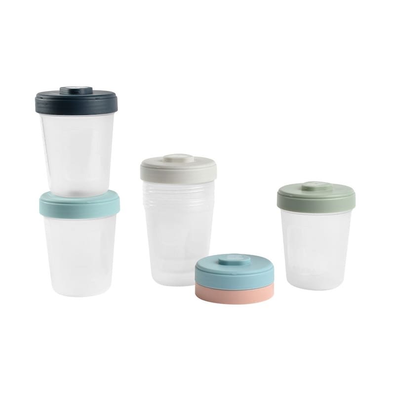 Beaba Clip Portions Food Storage Toddler Set - Eucalyptus