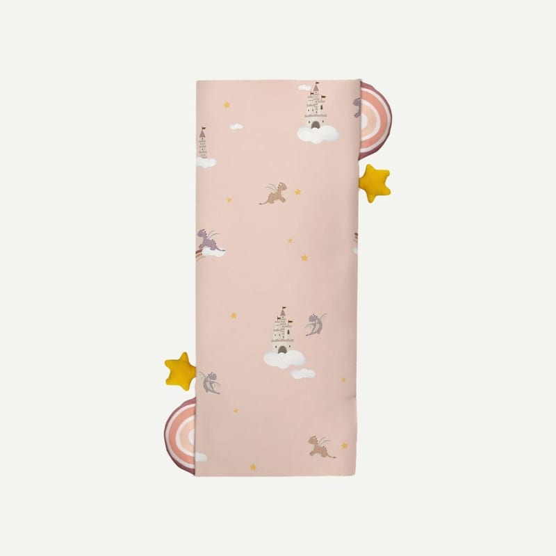 Elly Milley (PILLOW & CASE) Signature Air Bamboo™ Bedtime First Friend BFF Pillow - Pink Dreamy Dragon