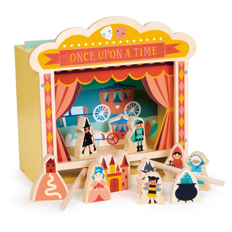 Mentari Toys Wooden Tabletop Theatre | 3 years+
